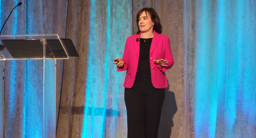 Linnea Keen welcomes attendees to San Antonio.